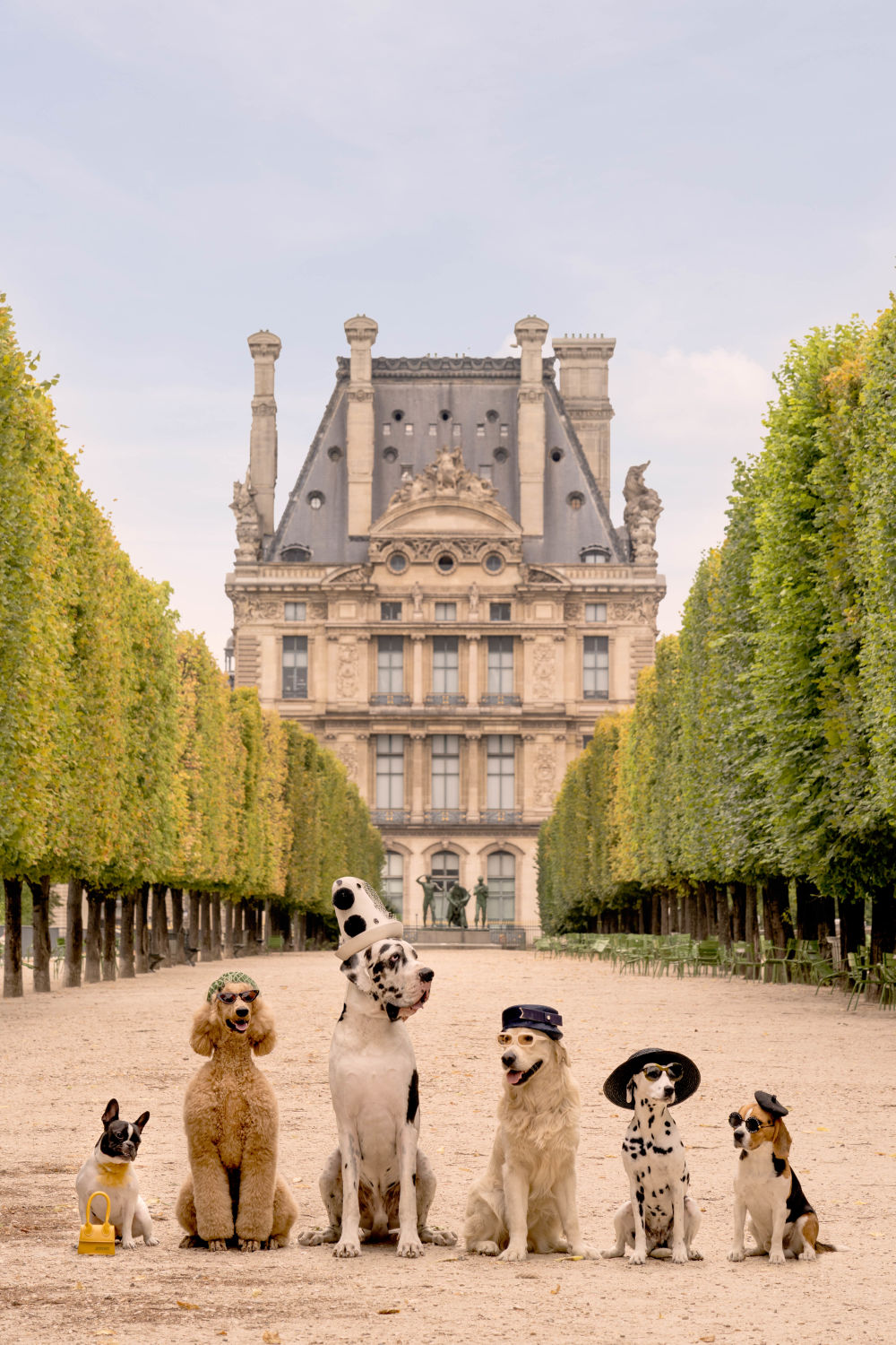 Photography by Gray Malin of Afternoon Stroll, Jardin de Tuileries, Paris