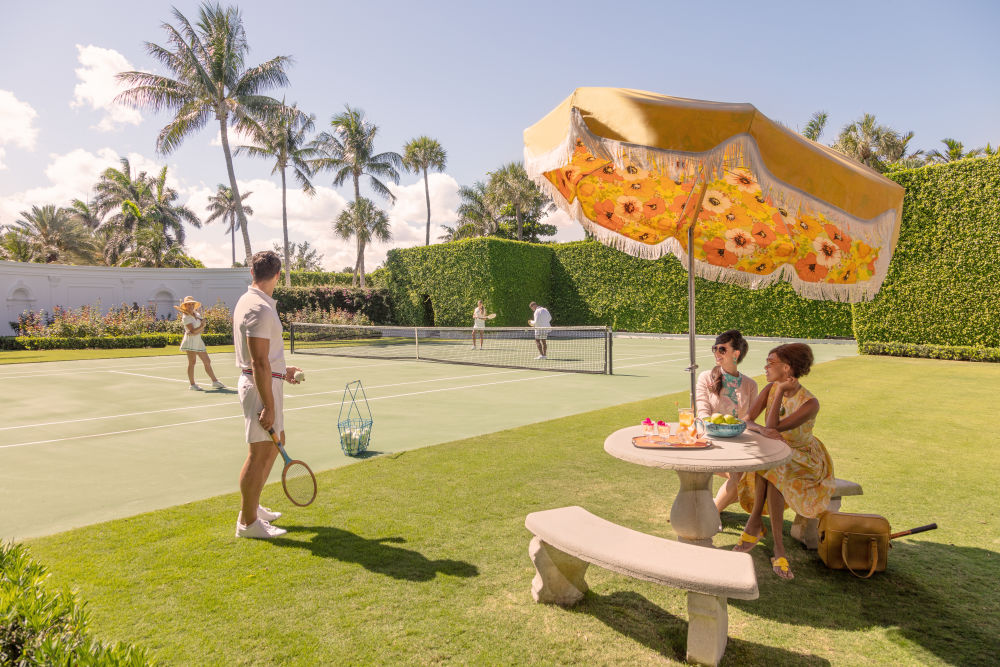 Photography by Gray Malin of Afternoon Tennis, Palm Beach