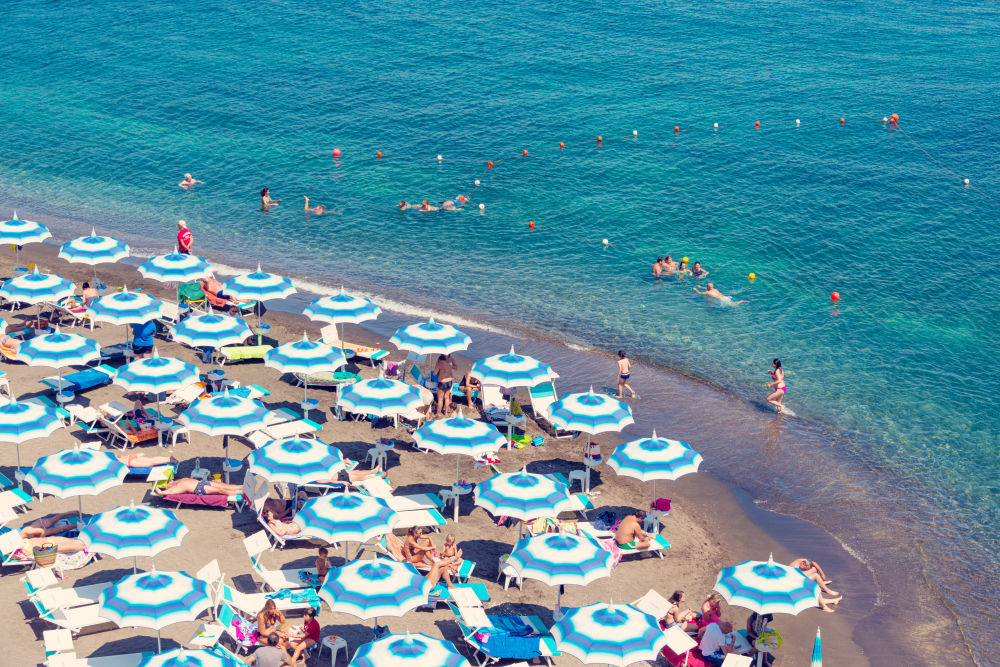 Photography by Gray Malin of Amalfi Loungers