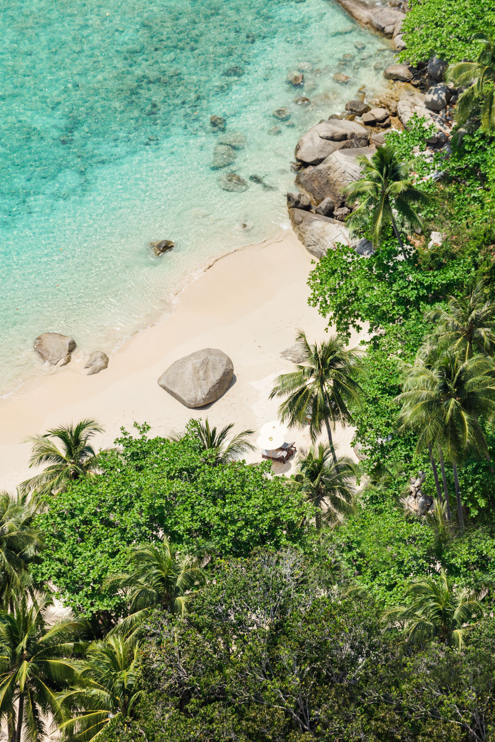 Photography by Gray Malin of Amanpuri Private Beach, Thailand