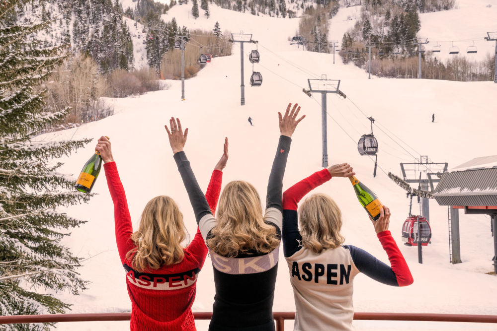 Photography by Gray Malin of Aprés Champagne, Aspen