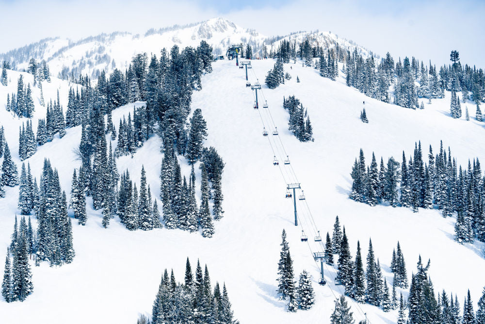 Photography by Gray Malin of Après Vous Chairlift, Jackson Hole