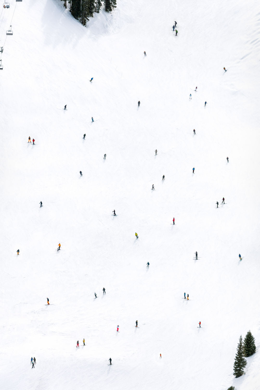 Photography by Gray Malin of Aspen Mountain Run