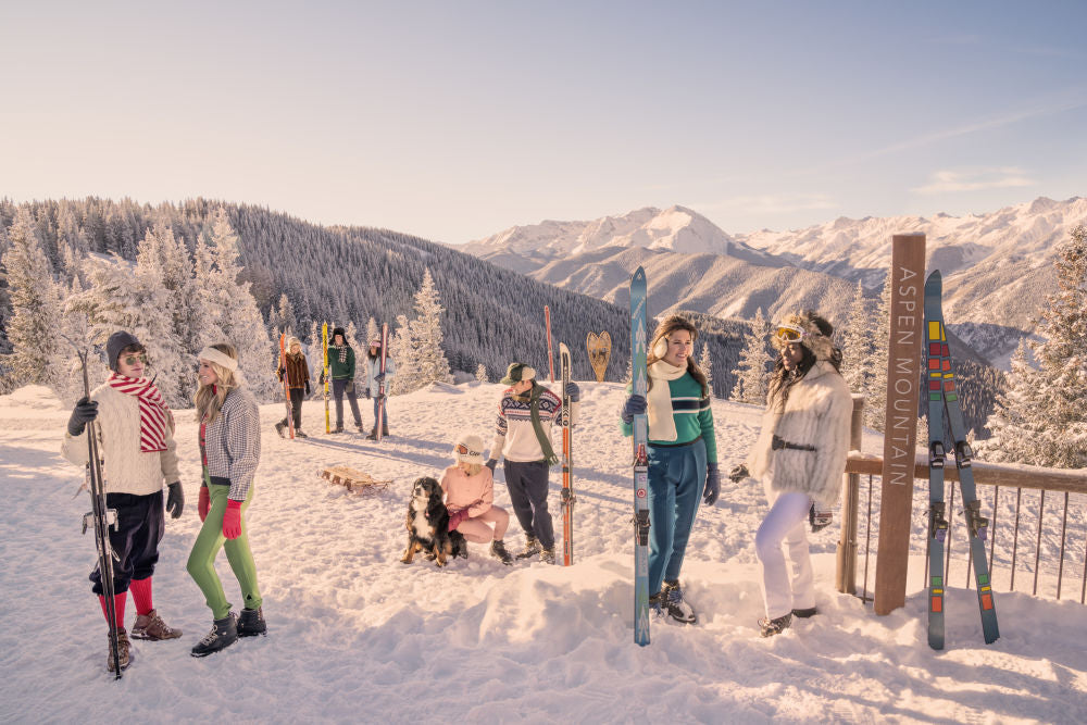 Photography by Gray Malin of Aspen Mountain