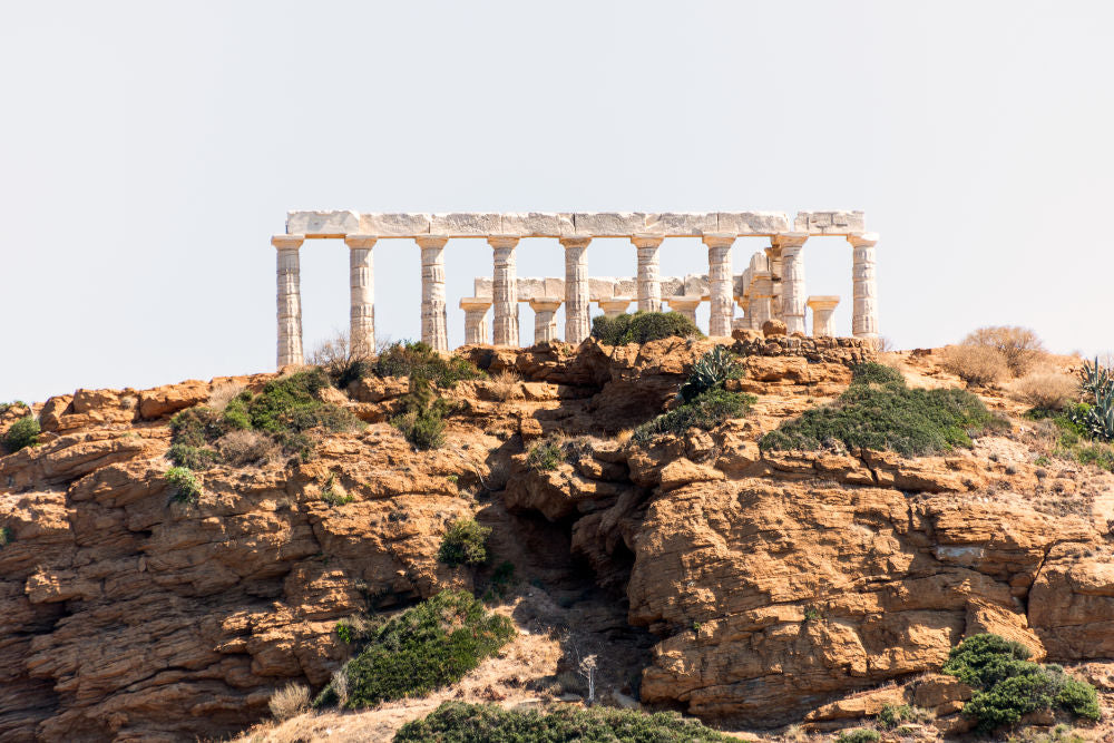 Photography by Gray Malin of Athens Cliff, Greece