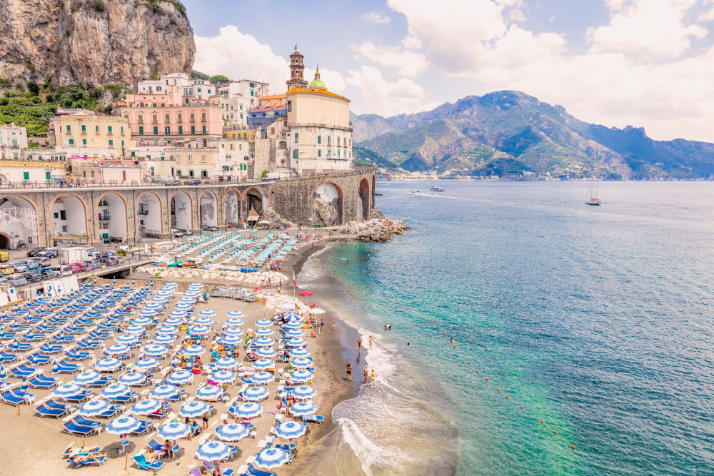 Photography by Gray Malin of Atrani, Amalfi Coast