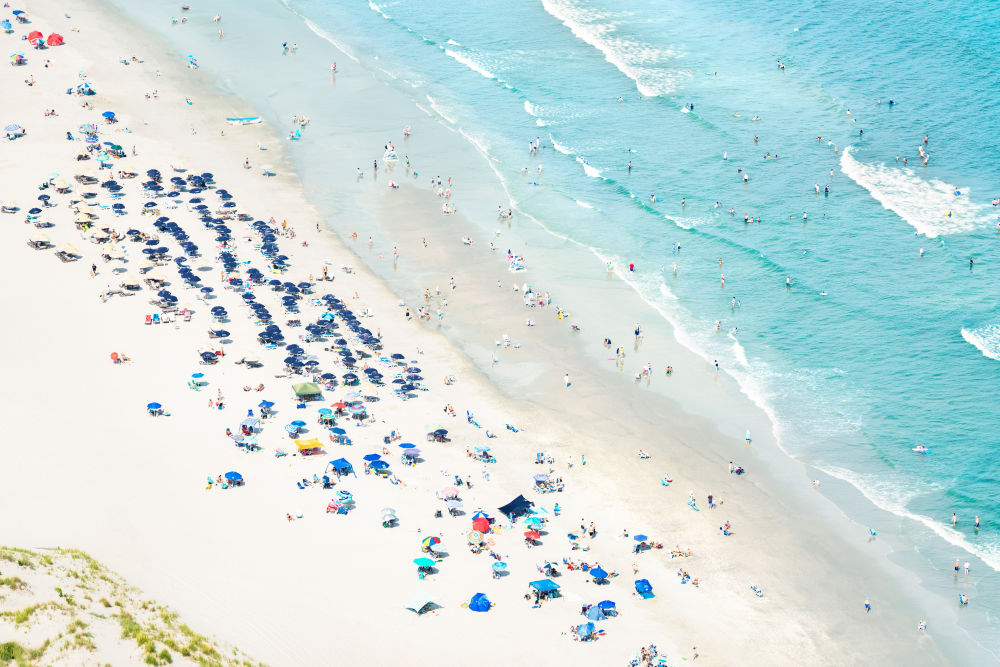 Photography by Gray Malin of Avalon Beach Day, New Jersey
