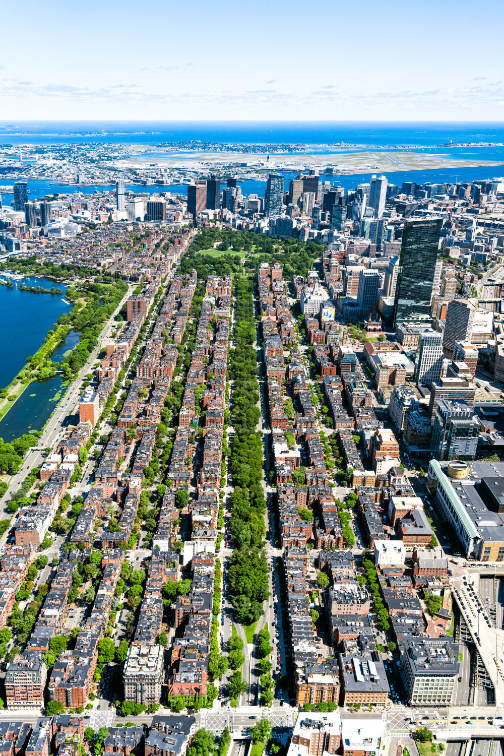 Photography by Gray Malin of Back Bay Vertical, Boston