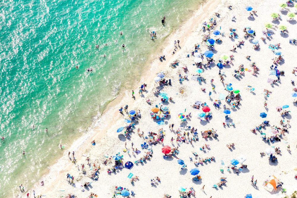 Photography by Gray Malin of Bank Street Beach, Cape Cod