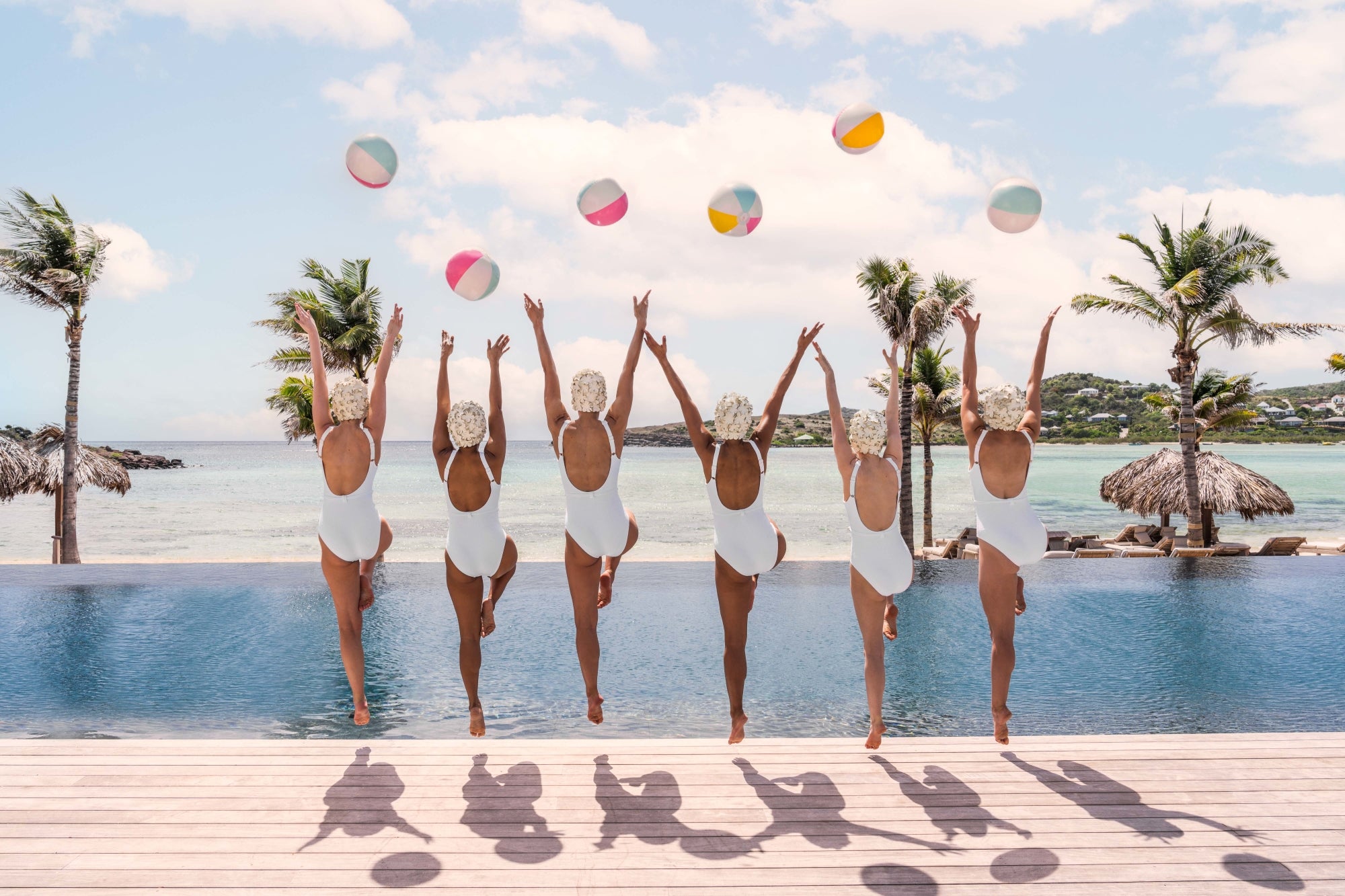 Beach Ball Splash, Rosewood Le Guanahani, St. Barths – Gray Malin
