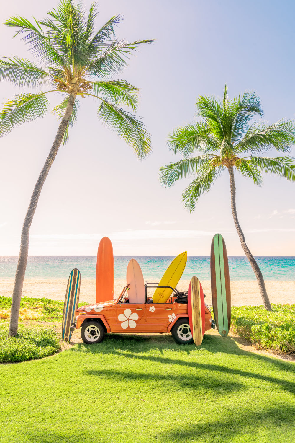 Photography by Gray Malin of Beach Buggy Vertical, Mauna Kea