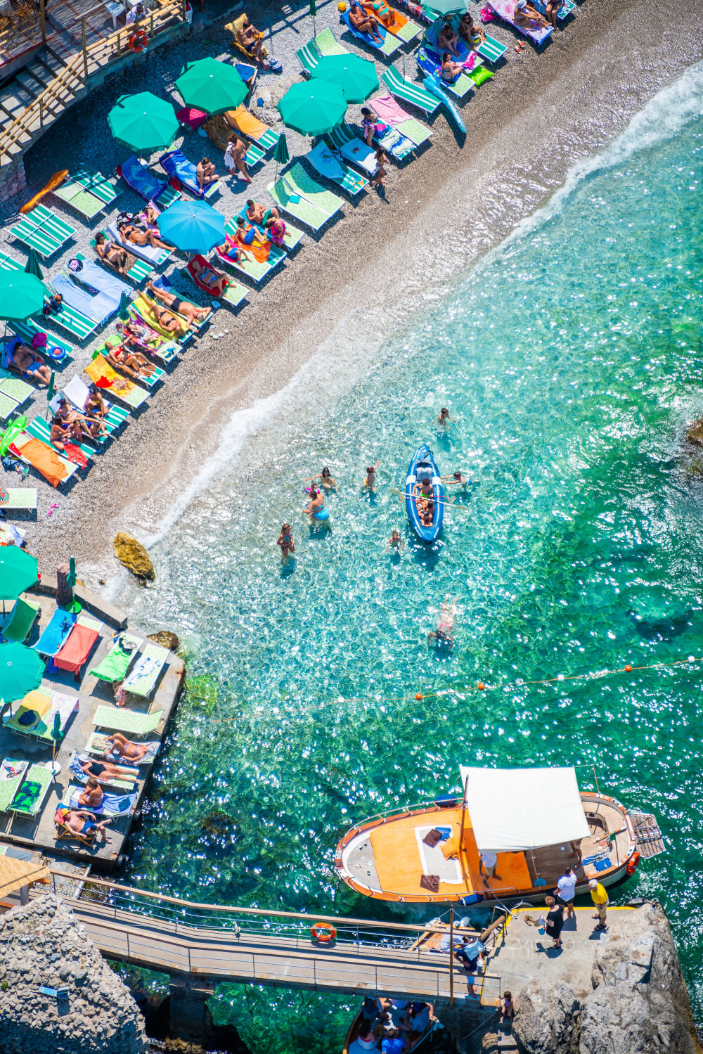 Photography by Gray Malin of Beach Day, Capri