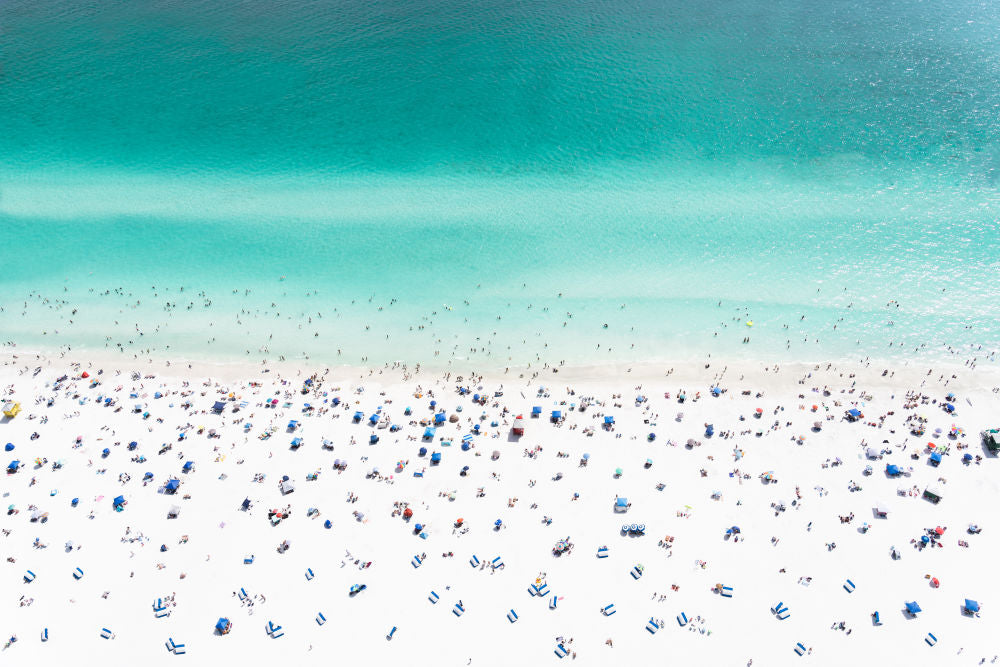 Photography by Gray Malin of Beach Day, Siesta Key, Florida