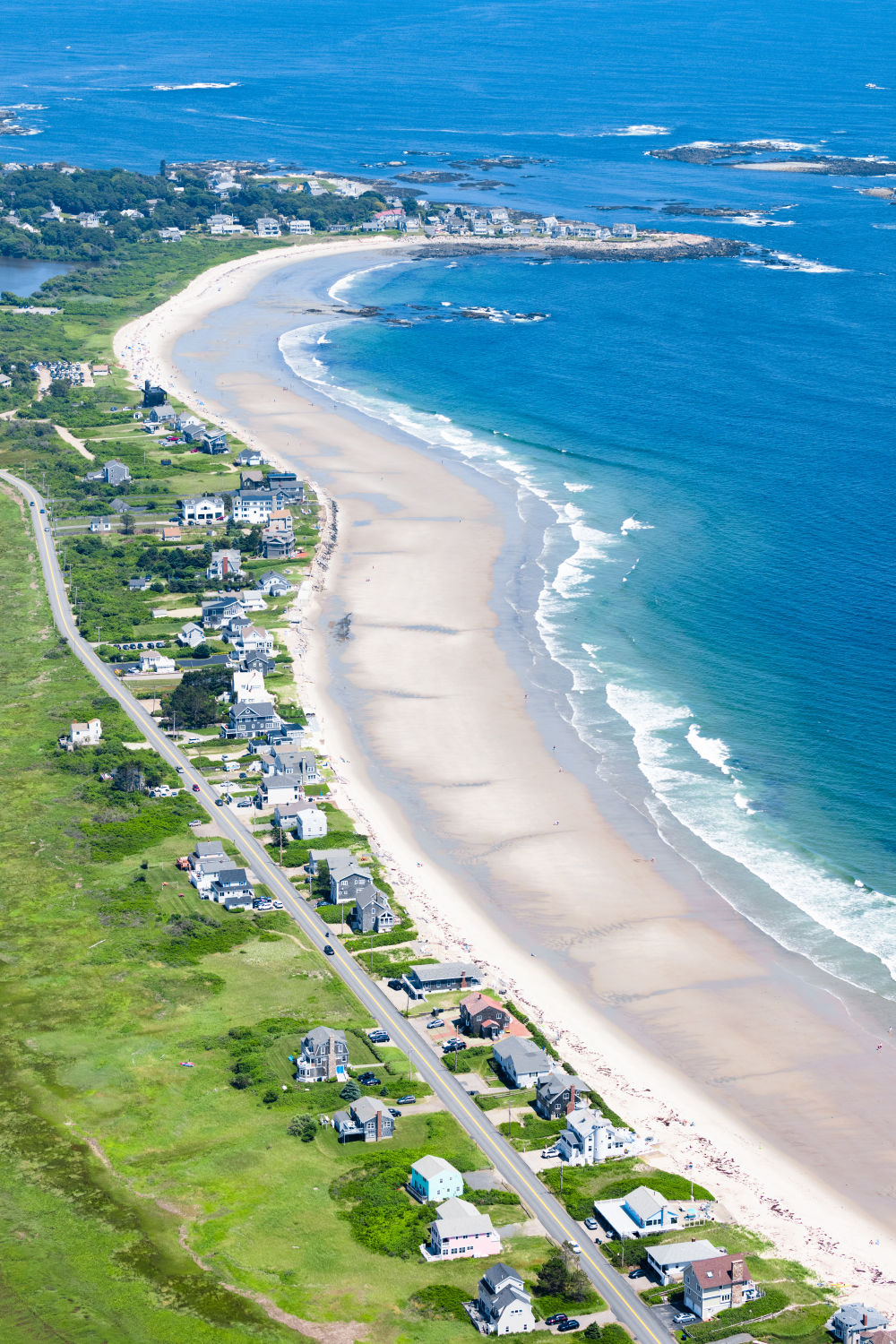 Photography by Gray Malin of Biddeford Pool Beach Vertical, Maine