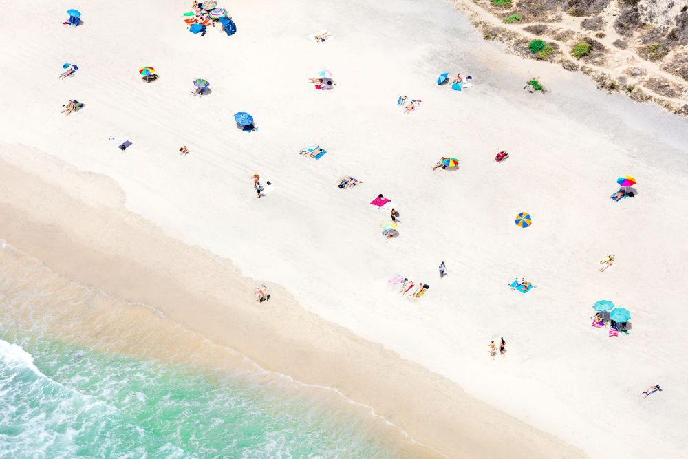 Photography by Gray Malin of Black’s Beach Nude Sunbathers