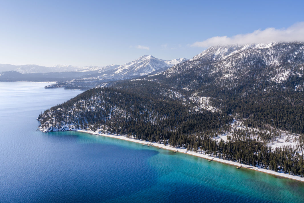 Photography by Gray Malin of Blue Bird Day, Lake Tahoe