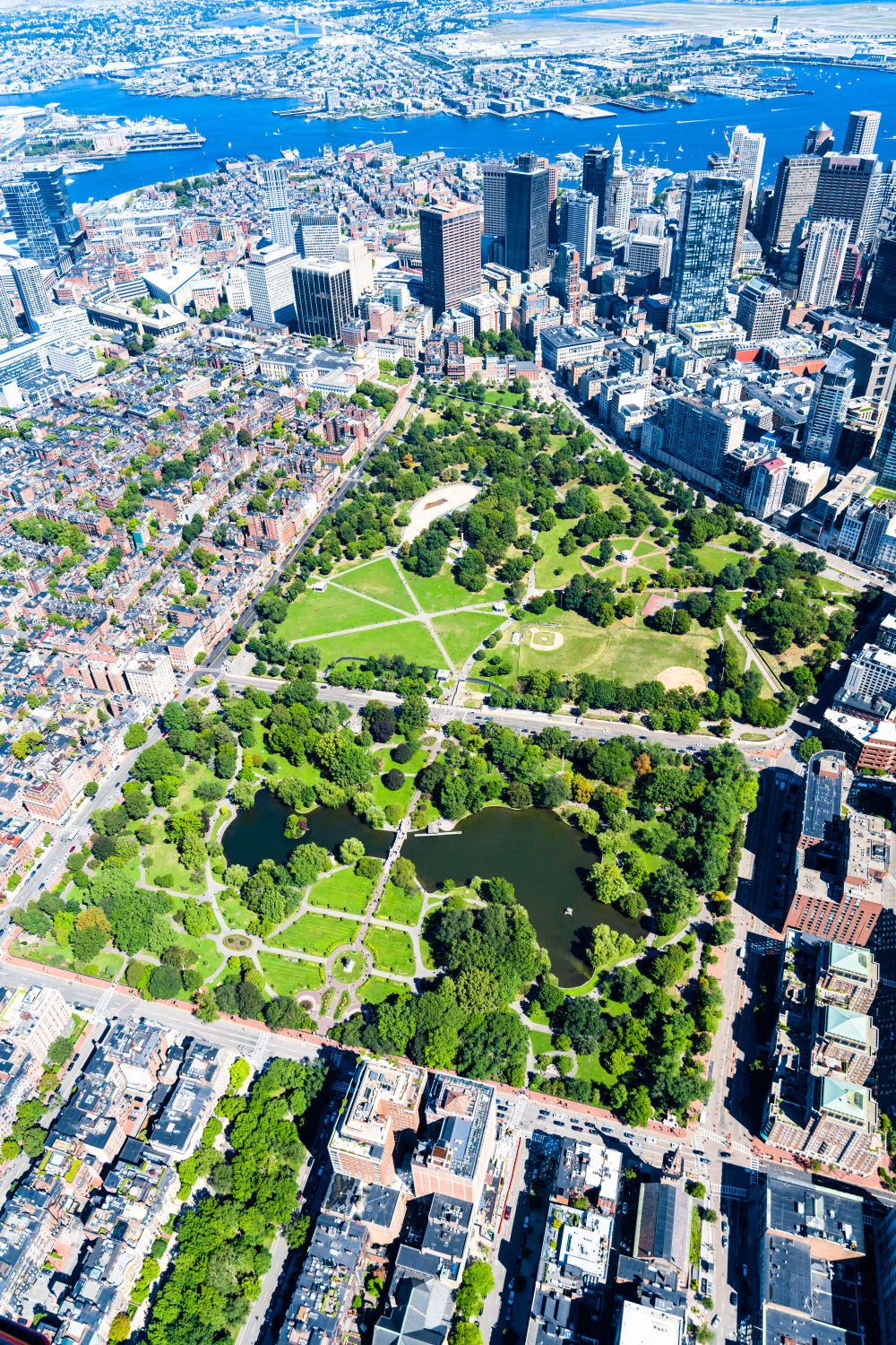 Photography by Gray Malin of Boston Common and Public Garden Vertical