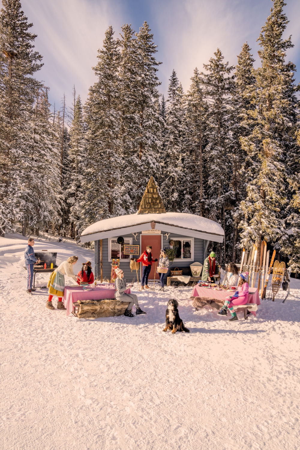 Photography by Gray Malin of Buckhorn Cabin, Aspen Mountain