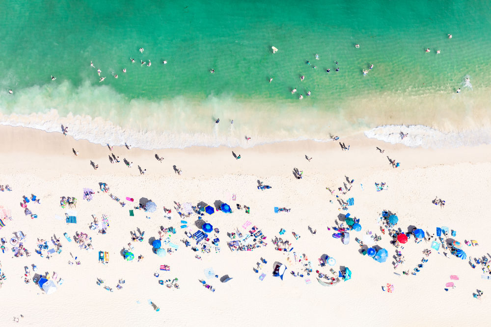 Photography by Gray Malin of Cahoon Hollow Beach, Cape Cod