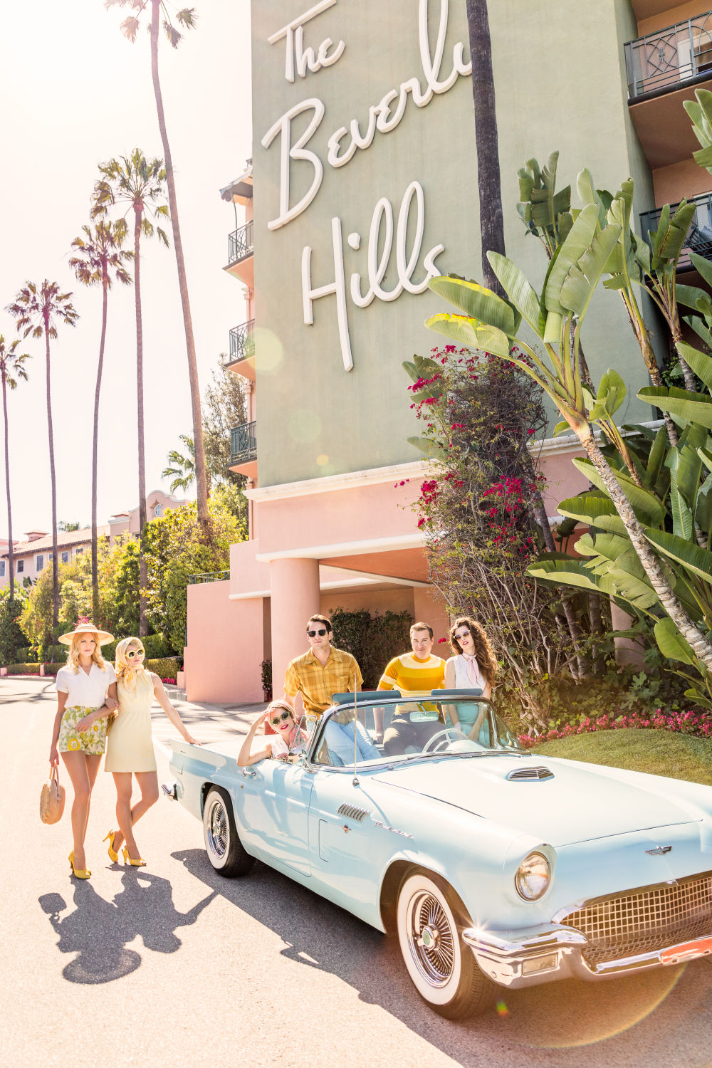 Photography by Gray Malin of California Cruising, Beverly Hills Hotel