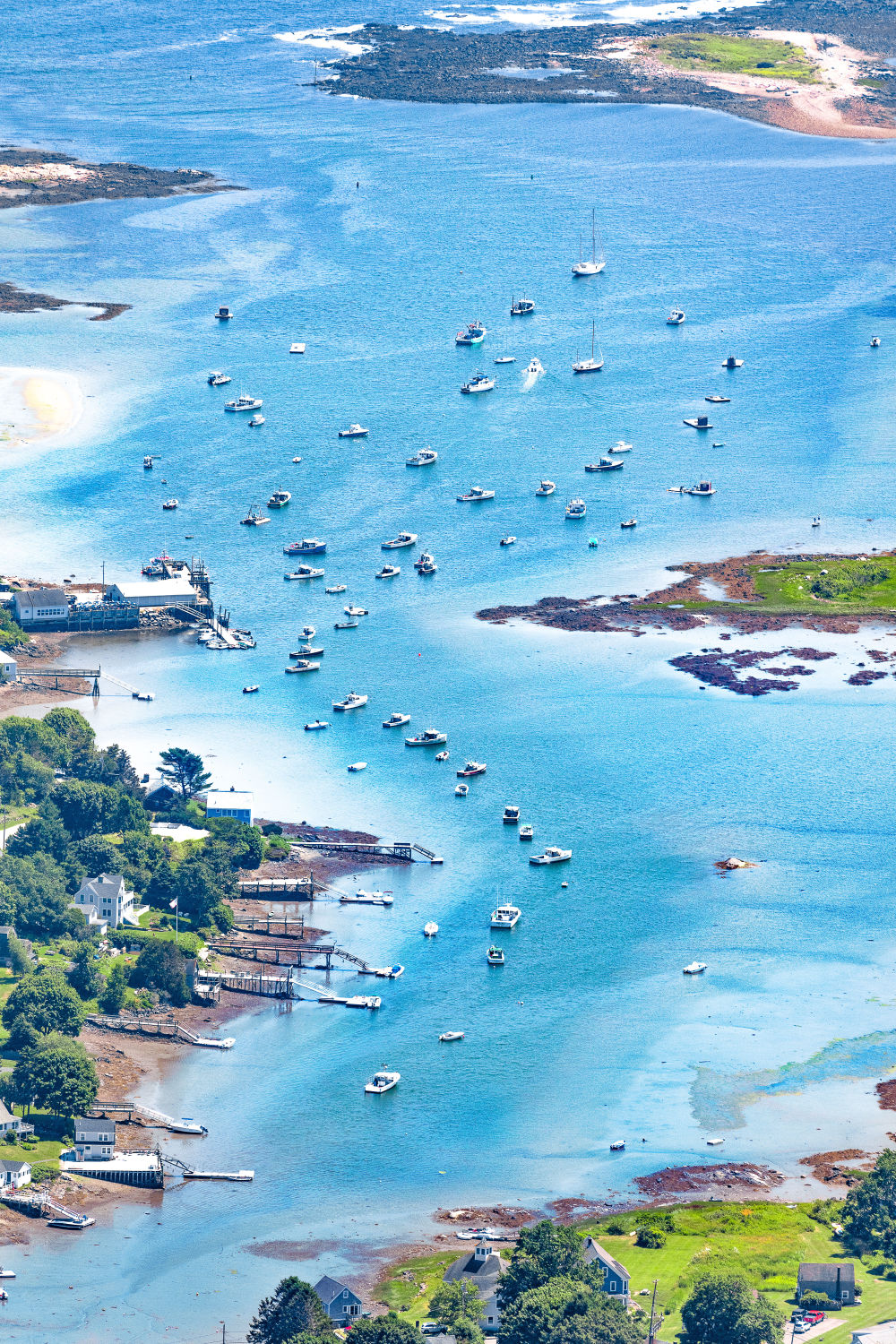 Photography by Gray Malin of Cape Porpoise Kennebunkport, Maine