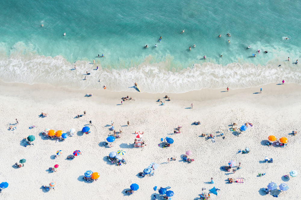 Photography by Gray Malin of Cape May Beach Day, New Jersey