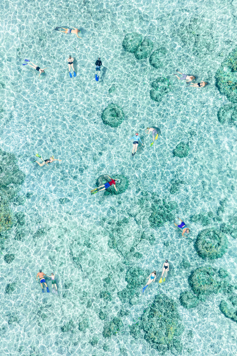 Photography by Gray Malin of Captain Cook Point Snorkelers