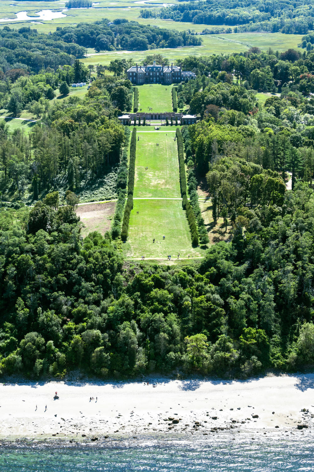 Photography by Gray Malin of Castle Hill on the Crane Estate, Ipswich
