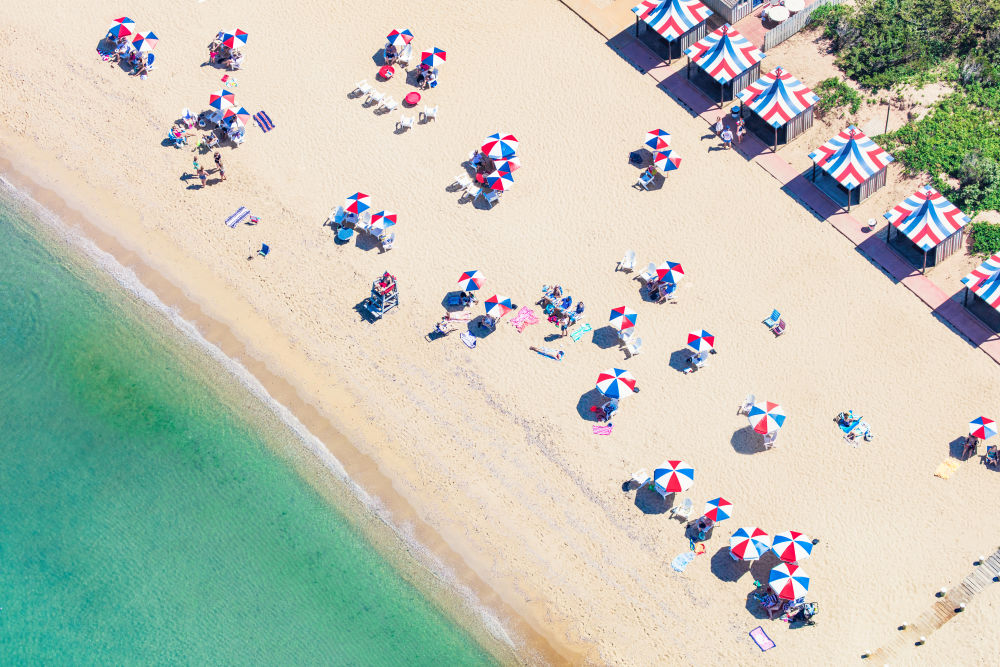 Photography by Gray Malin of Chappaquiddick Beach Club II, Martha's Vineyard