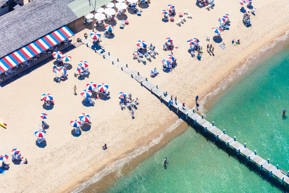 Photography by Gray Malin of Chappaquiddick Beach Club I, Martha's Vineyard