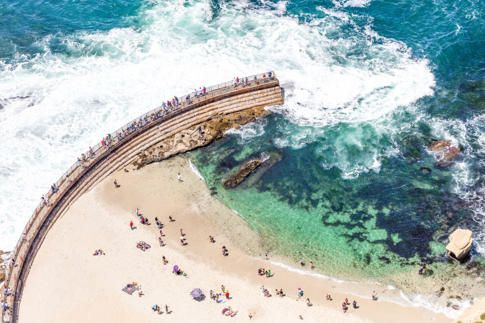 Photography by Gray Malin of Children’s Pool Beach