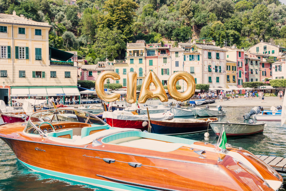 Photography by Gray Malin of Ciao, Portofino