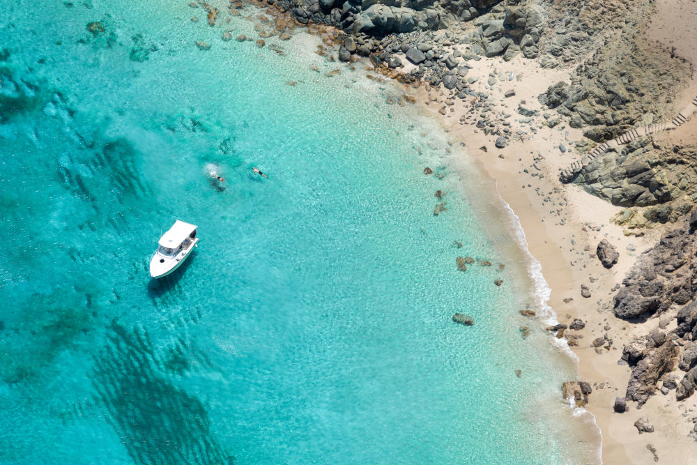 Photography by Gray Malin of Colombier Beach Day Trip, St. Barths
