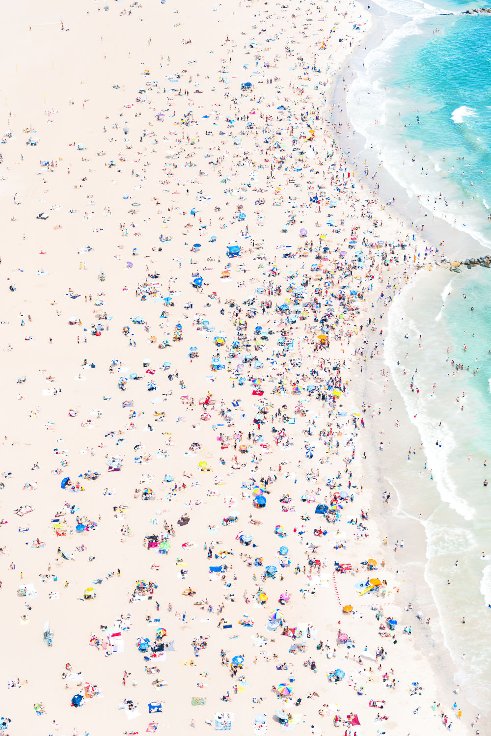 Photography by Gray Malin of Coney Island Vertical, New York City