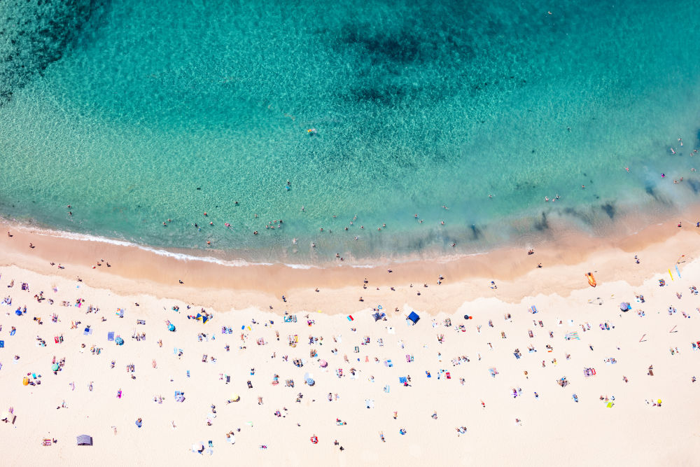 Photography by Gray Malin of Coogee Beach, Sydney