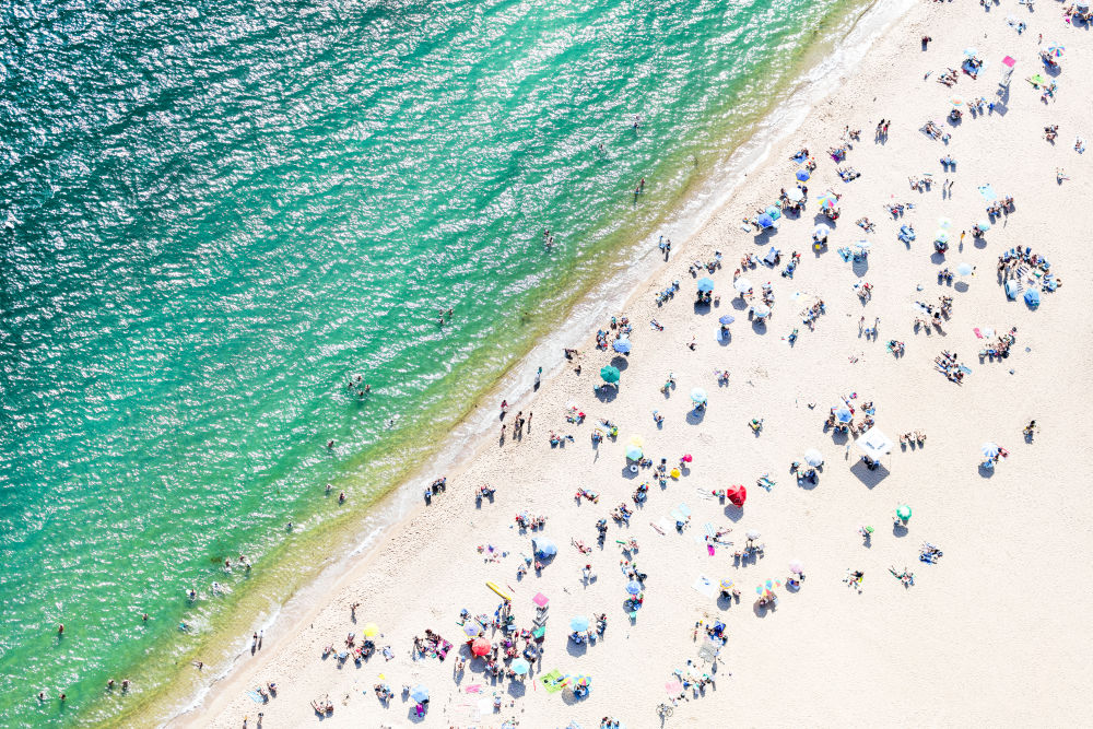 Photography by Gray Malin of Craigville Beach Diagonal, Cape Cod
