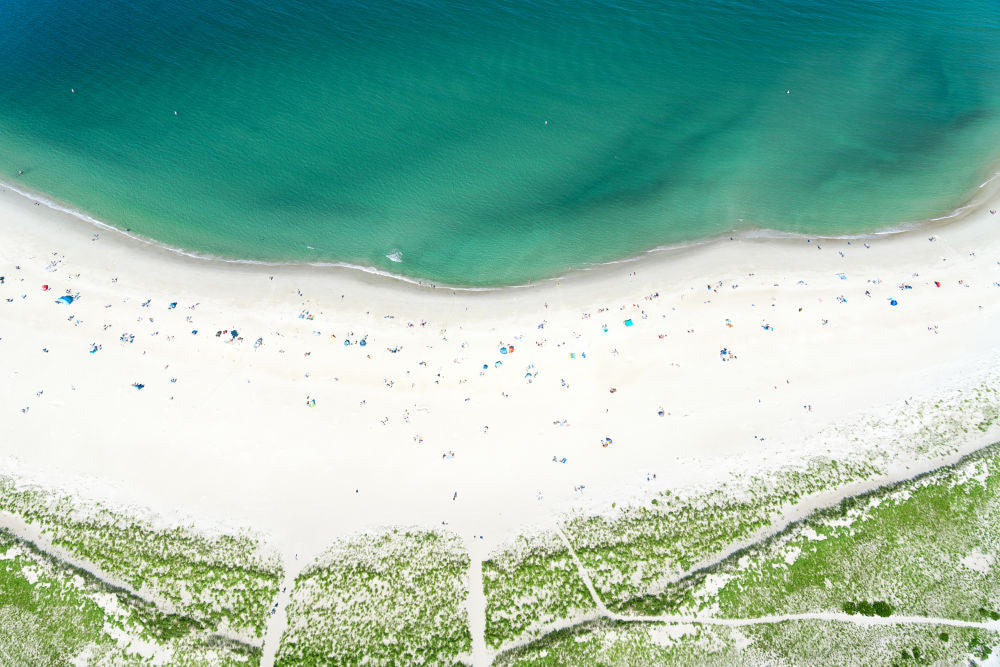 Photography by Gray Malin of Crane Beach from Above, Ipswich