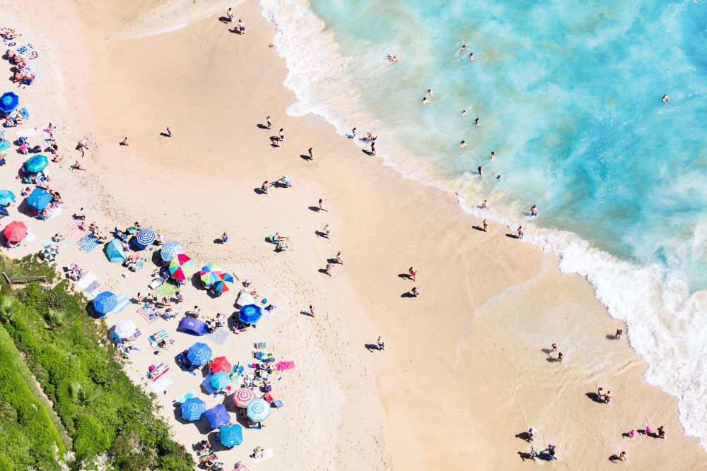 Photography by Gray Malin of Crescent Bay Diagonal, Laguna Beach