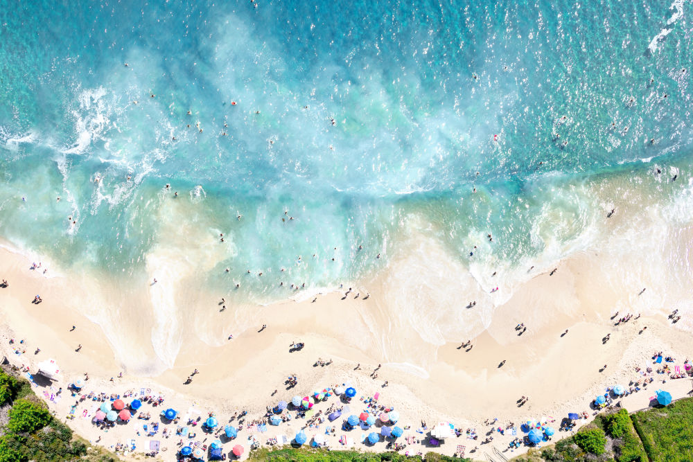 Photography by Gray Malin of Crescent Bay, Laguna Beach