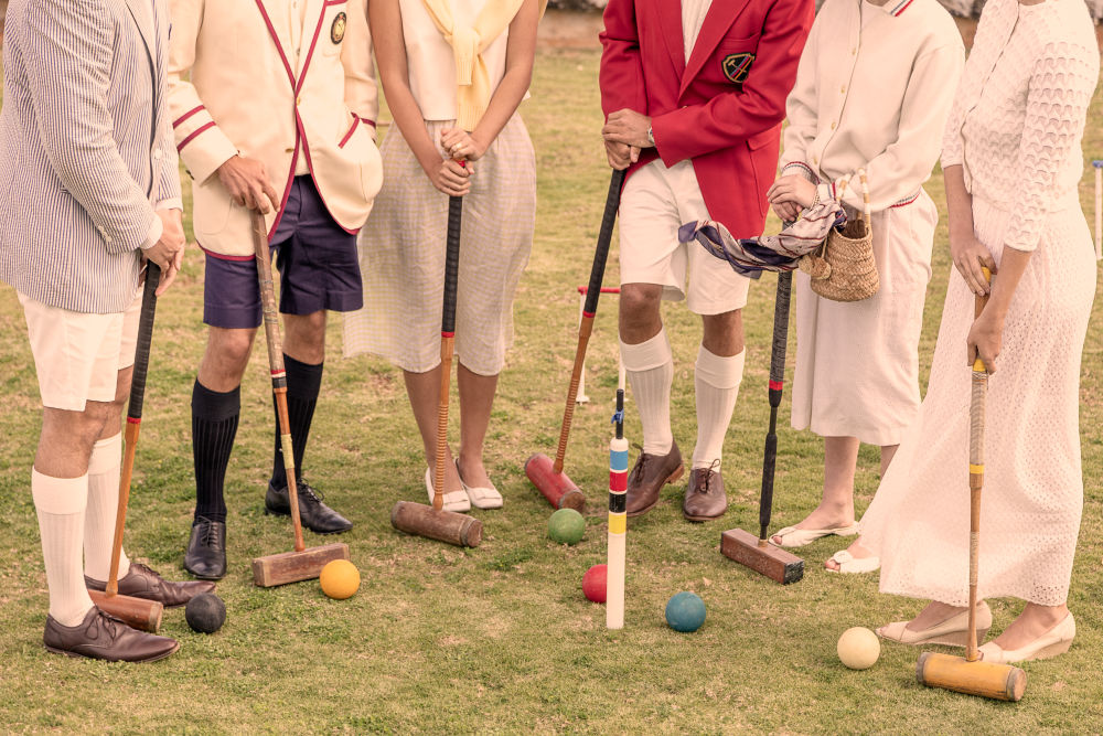 Photography by Gray Malin of Croquet Club, Bermuda