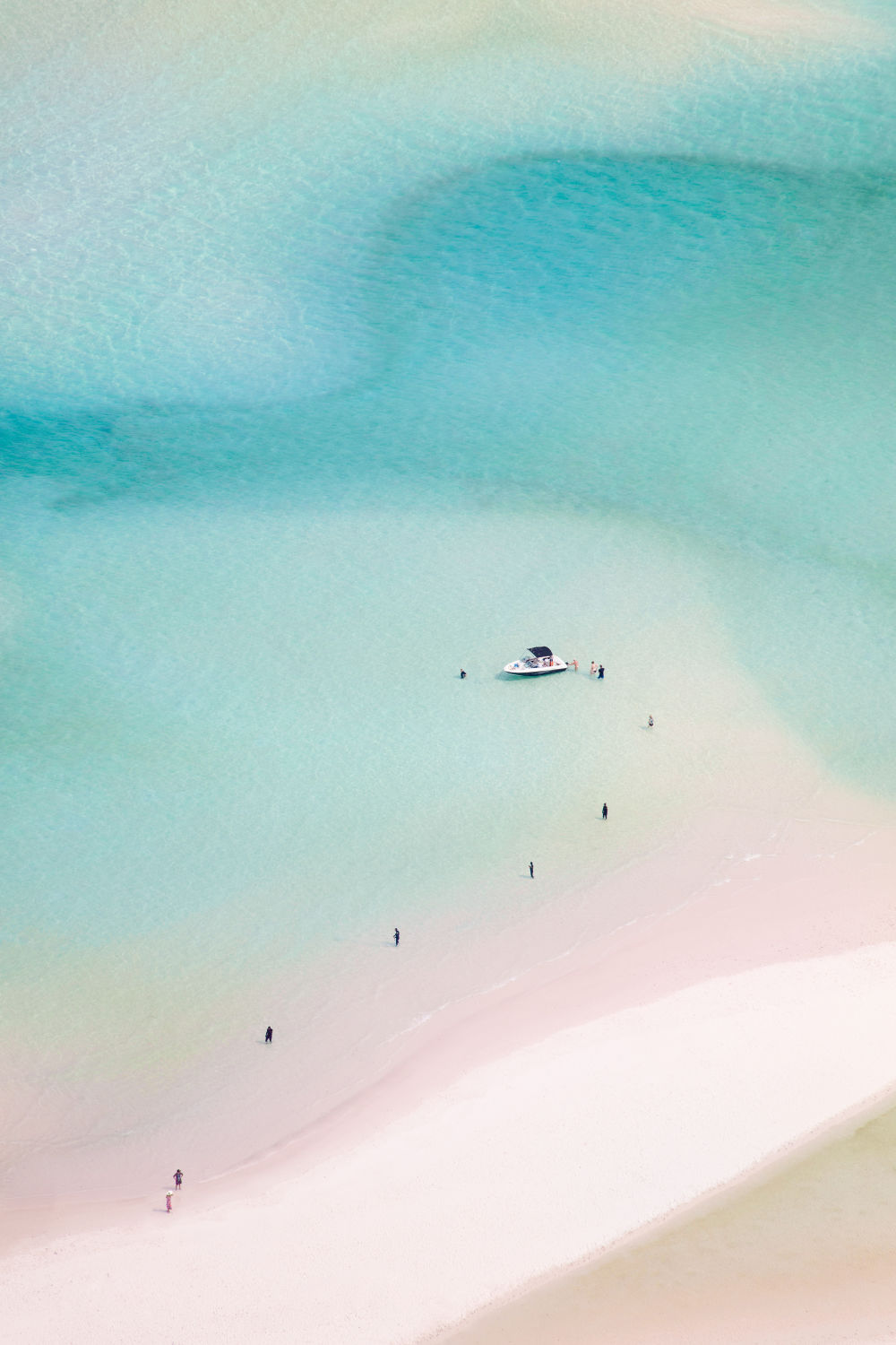 Photography by Gray Malin of Day Trip Whitehaven Beach, Vertical