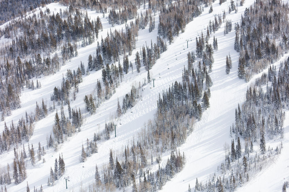 Photography by Gray Malin of Deer Valley Chair Lift