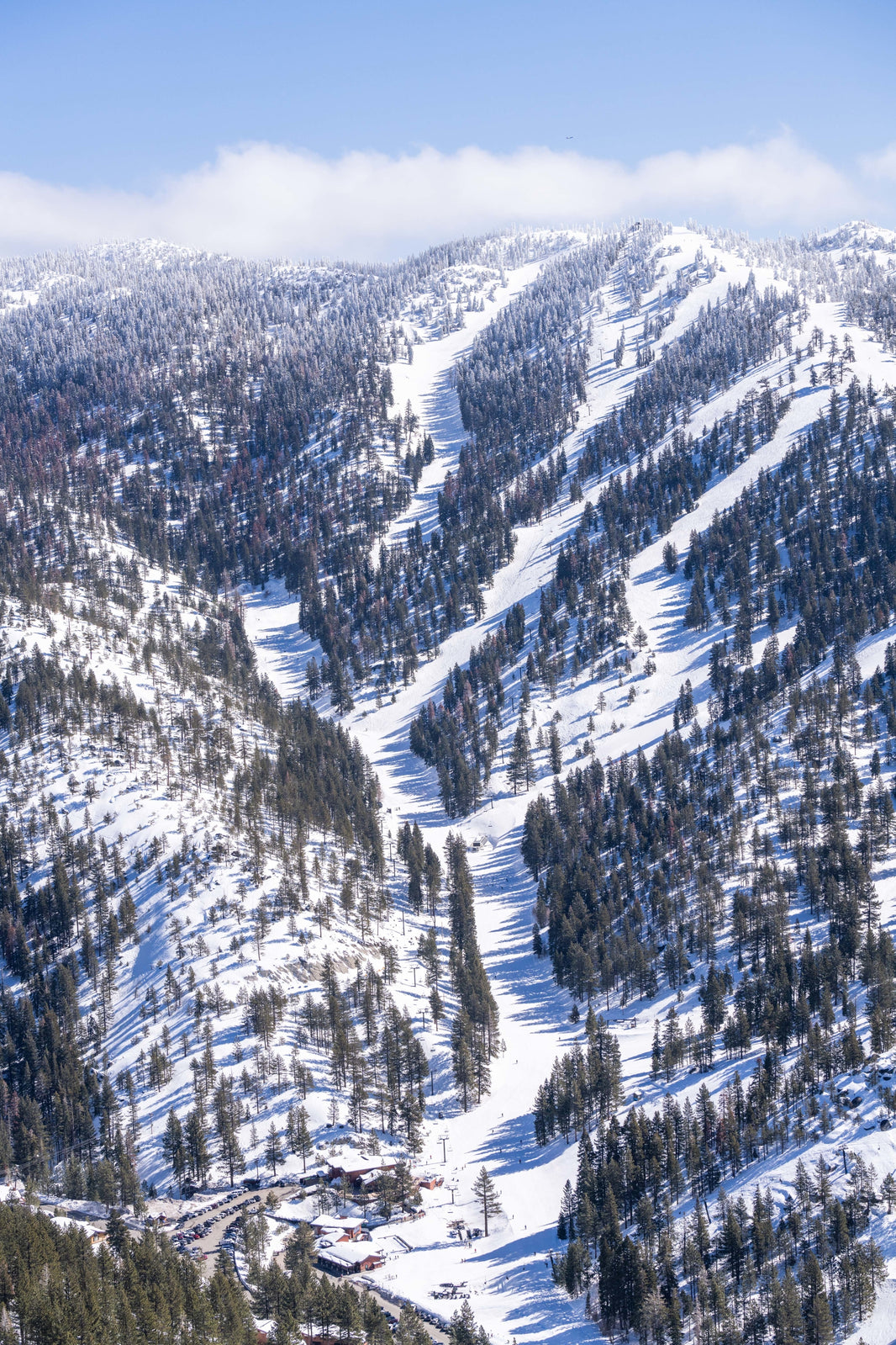 Photography by Gray Malin of Diamond Peak Vertical, Lake Tahoe