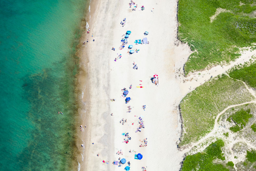 Photography by Gray Malin of Dionis Beach, Nantucket