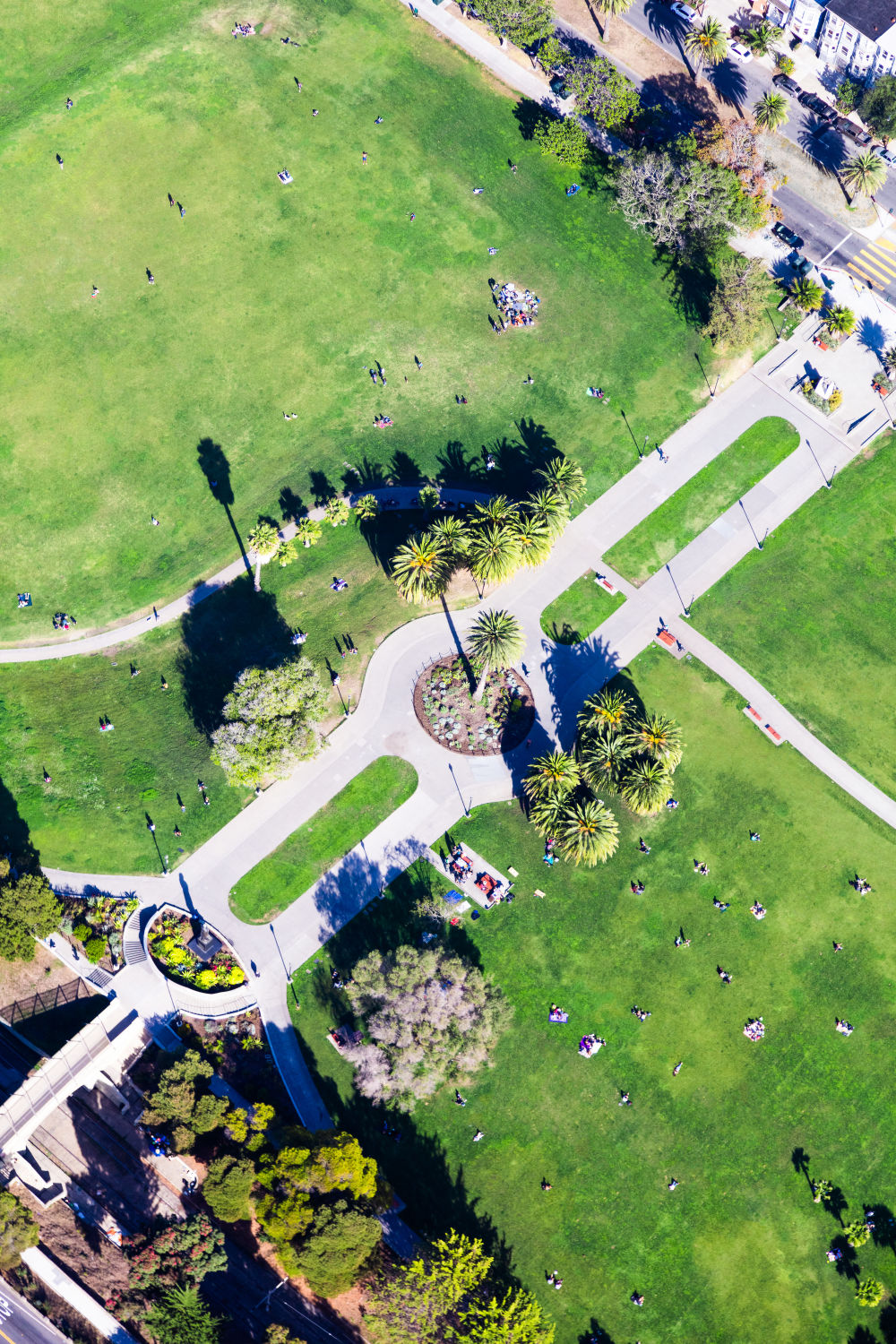 Photography by Gray Malin of Dolores Park, San Francisco
