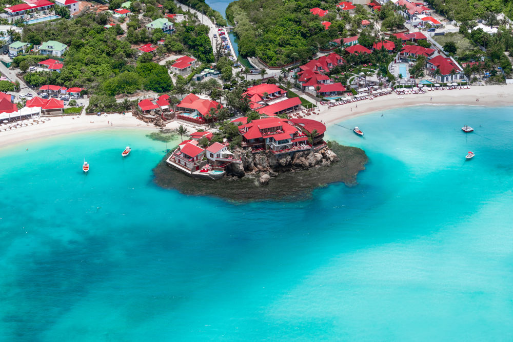 Photography by Gray Malin of Eden Rock Vista, St. Jean Bay, St. Barths