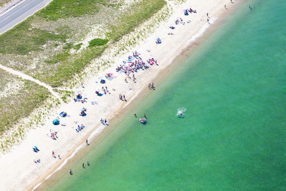 Photography by Gray Malin of Edgartown Beach, Martha's Vineyard