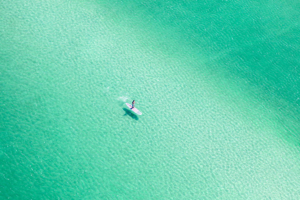 Photography by Gray Malin of Edgartown Paddle Boarder, Martha's Vineyard