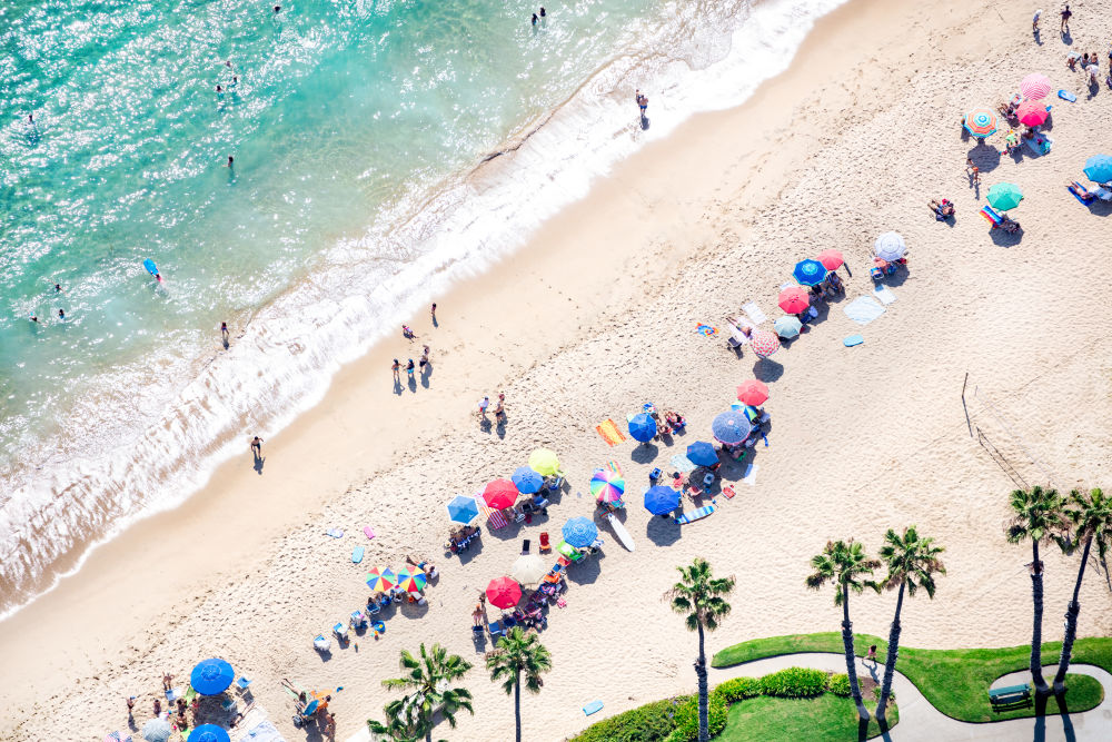 Photography by Gray Malin of Emerald Bay Diagonal, Laguna Beach