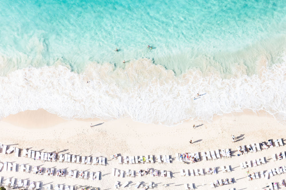 Photography by Gray Malin of Flamand Beach Club, St. Barths
